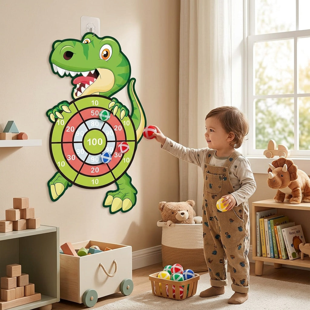 Dinosaur Dart Board Game for Family Fun