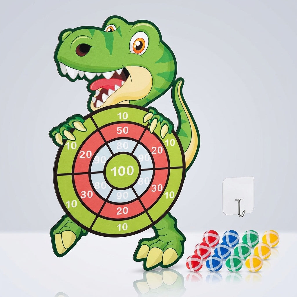Dinosaur Dart Board Game for Family Fun