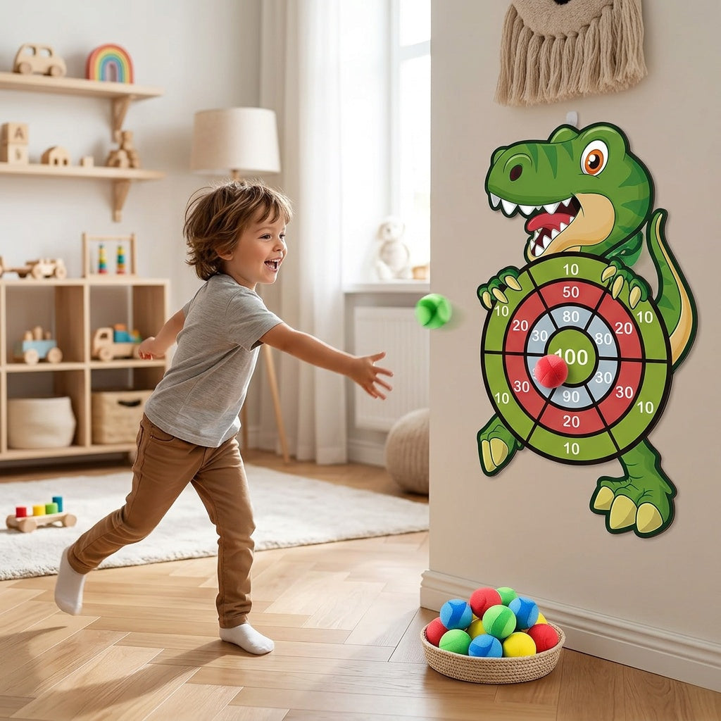 Dinosaur Dart Board Game for Family Fun