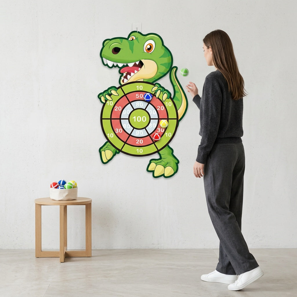Dinosaur Dart Board Game for Family Fun