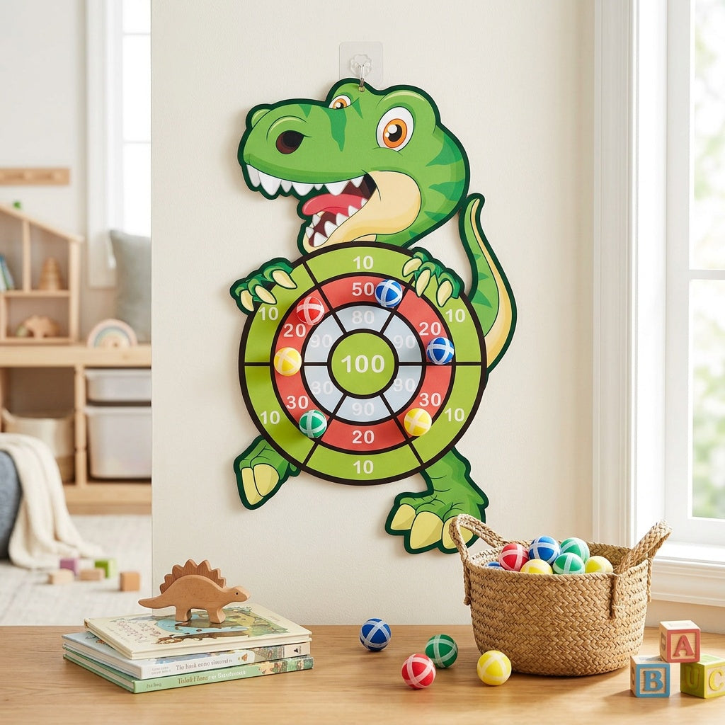 Dinosaur Dart Board Game for Family Fun