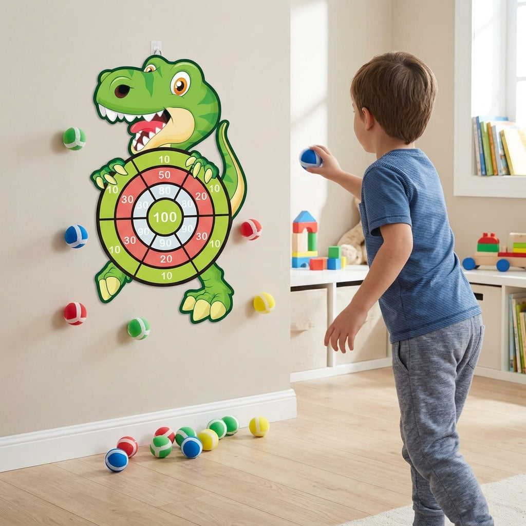 Dinosaur Dart Board Game for Family Fun